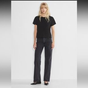 THE FARRAH HIGH RISE WIDE LEG jeans by DENIM FORUM and ARITIZIA